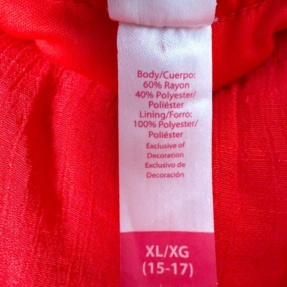 Extra Large, Red, Strapless Dress. - Picture 8 of 8